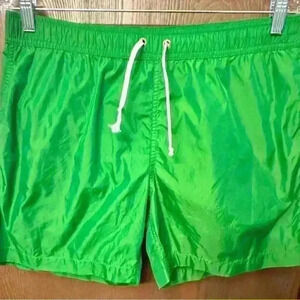 Prince & Bond Easton Green Swim Shorts - Size Tag Gone - 34” Waist